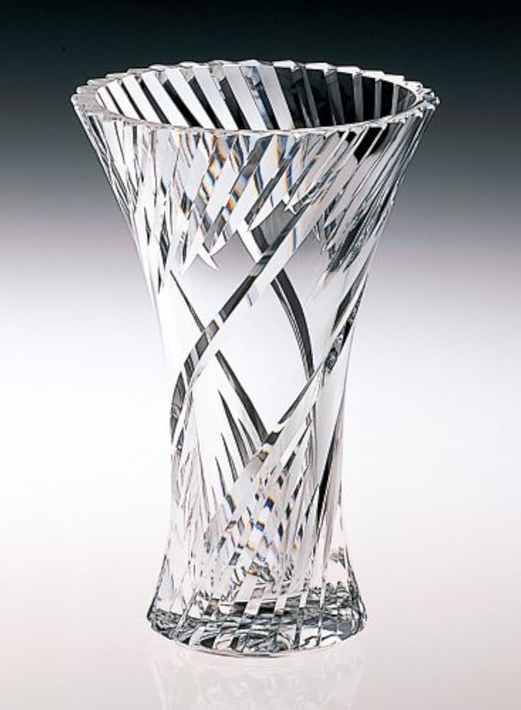 カガミクリスタル 花瓶 F306-810 箱付 Amazon.co.jp: カガミクリスタル(Kagami) 花瓶 クリア 高さ245mm